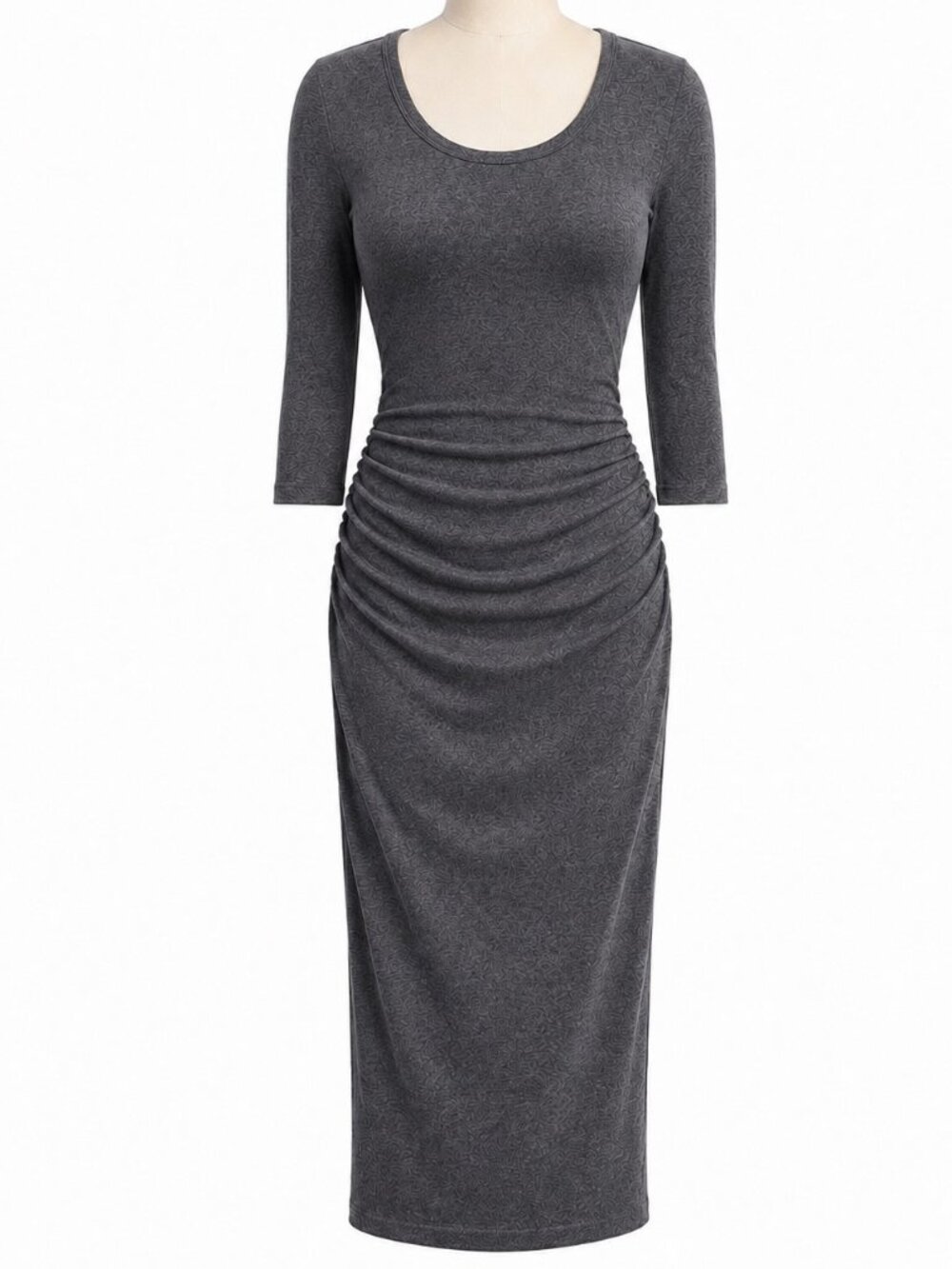 💋LN James Perse | Mid-Length Luxe Knit Dress | 3/4 Sleeve | Size 0
